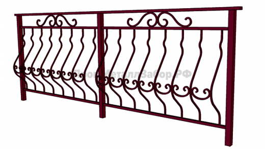Ограждение балконное №12