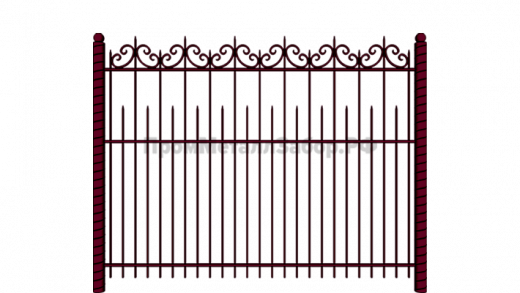 Забор кованый №5